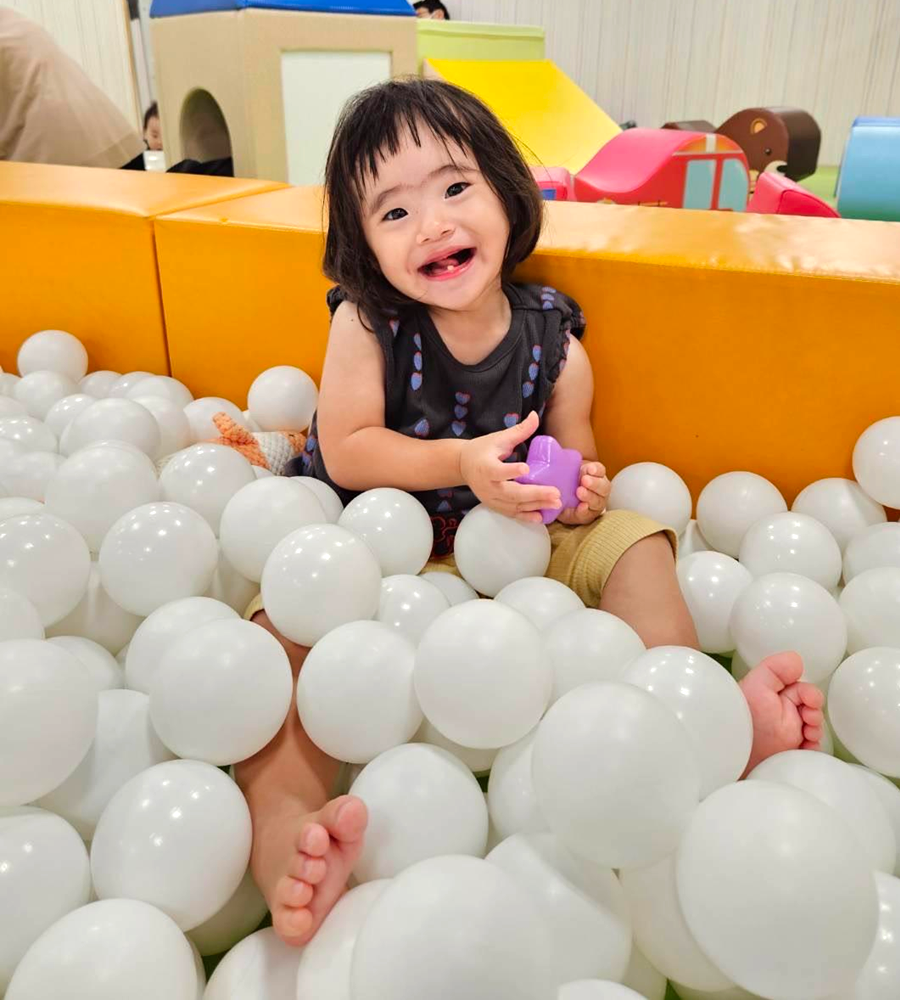 Hさん　女　2歳